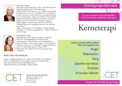 kerneterapi 2014.pdf - Center for Ernæring og Terapi