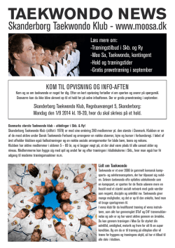 Klik her for mere info. - Skanderborg Taekwondo Klub