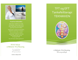brochure om TFT/EFT også kalder