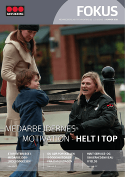 MEDARBEJDERNES MOTIVATION - hElt i tOP