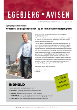 EgEbjErg • avisEn - Egebjerg Maskinfabrik A/S