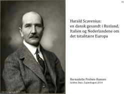 Harald Scavenius - Bernadette Preben