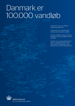 I Danmark er der over 200.000 registrerede stednavne. På dette kort