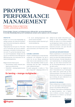 prophix performance management