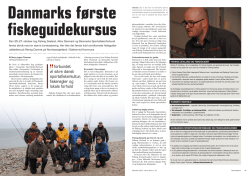 forbundet vil sikre dansk sportsfiskerkultur