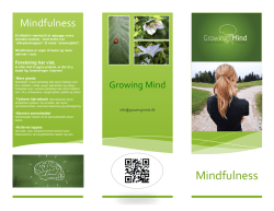 Mindfulness - Growing mind
