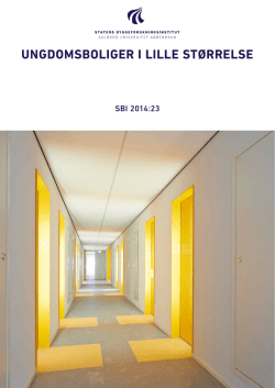 SBi 2014:23 - Statens Byggeforskningsinstitut