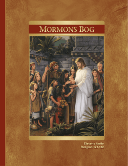 Mormons Bog – Elevens hæfte (Religion 121-122)