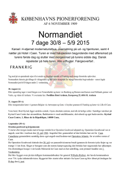 Normandiet - De Danske Pionerforeninger