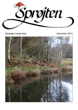 Hjarbæks lokale blad December 2014