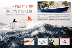 Norsk snekke til hyggeture og lystfiskeri