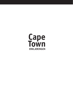 Cape Town-erklæringen