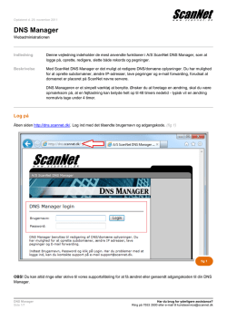 A/S ScanNet - DNS Manager - mit-domaene.dk (mit