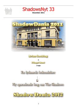 ShadowsNyt nr 29 - The Danish Shadows Club