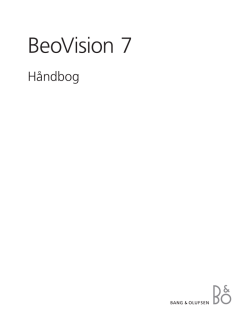 BeoVision 7 - BeoForum.dk