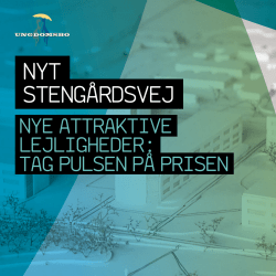 Nyt Stengårdsvej: Nye attraktive lejligheder: Tag