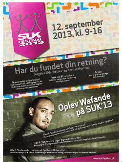 SUK-avisen 2013 (pdf - nyt vindue) - SUK-Festival