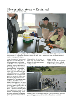 Reunion på FSN Avnø - Flyvevåbnets Historiske Samling