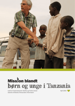 April 2014 - Mission Tanzania