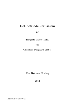 Det befriede Jerusalem (pdf)