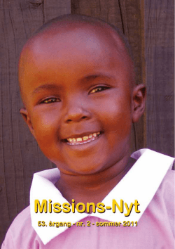 Missions-Nyt nr. 2 - 2011 med billeder