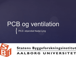 PCB og ventilation