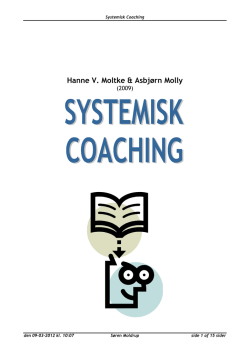 Systemisk Coaching