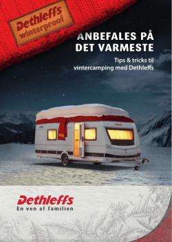 Vinterbooklet campingvogne
