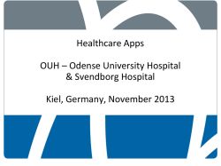 Healthcare Apps OUH – Odense University