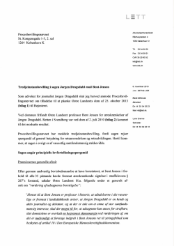Advokat René Offersens brev til Procesbevillingsnævnet (pdf)