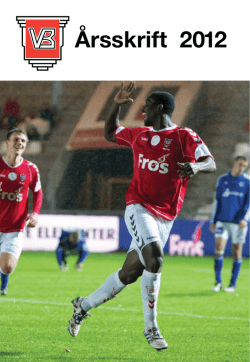 Årsskrift 2012 - Vejle Boldklub