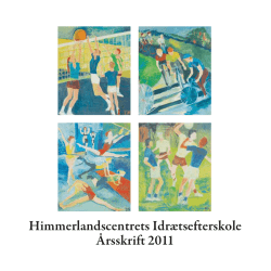 Himmerlandscentrets Idrætsefterskole Årsskrift 2011