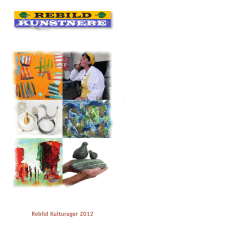 Se folder med præsentation af kunstnere i Rebild