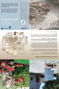 kulinariske oplevelser på Langeland