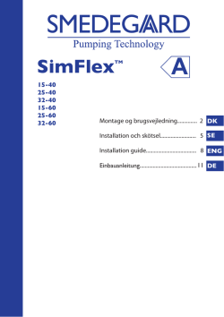 Simflex a modeller 15-40 til 32-60