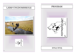 Program 2014-15 - Læsø Skole