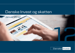 Danske Invest og skatten