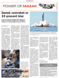Dansk rumraket er 33 procent klar