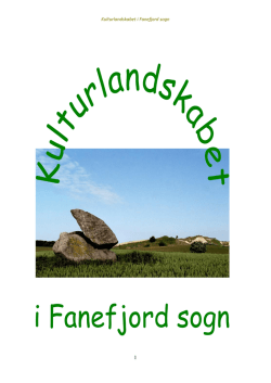 Kulturlandskabet i Fanefjord sogn