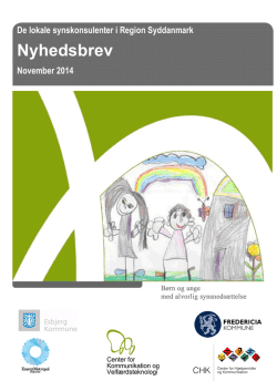 Læs børnekonsulenternes nyhedsbrev for november måned 2014