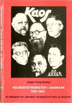 Højreekstremister i Danmark 1922-1945
