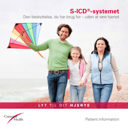 S‑ICD®‑systemet - Cameron Health