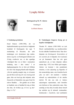 Kierkegaard og Th. W. Adorno
