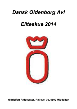 Katalog til Eliteskue 2014