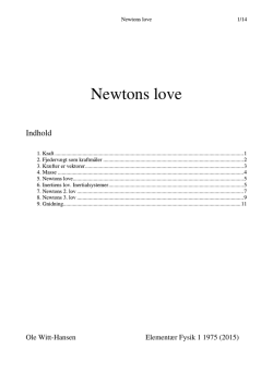 Newtons love (pdf)