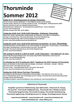 Thorsminde Sommer 2012