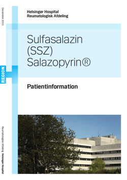 Sulfasalazin (SSZ) Salazopyrin®