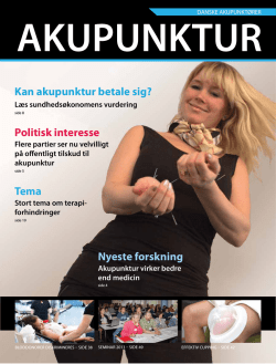 Akupunktur - Danske Akupunktører