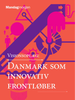 Danmark som innovativ frontløber