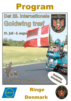 Træf program DK.pub - GoldWing Club Danmark